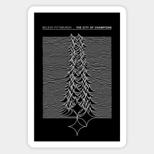 Unknown Pleasures of Pittsburgh Magnet